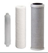 Replacement filters for Reverse Osmosis Filtration Systems.