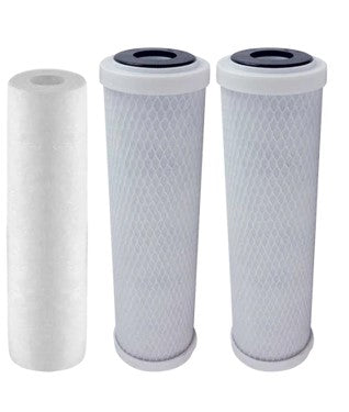 Replacement filters for Reverse Osmosis Filtration Systems.