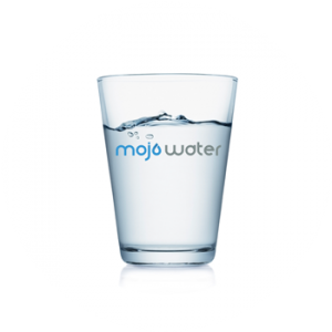 glass of MOJO Water